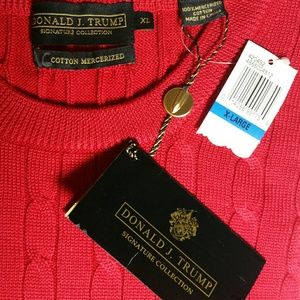 Donald Trump red sweater size extra larextra large